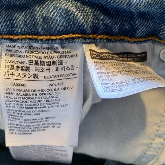 Levi’s Button Fly Straight Leg 5 Pocket Denim Size 32 - Picture 10 of 17